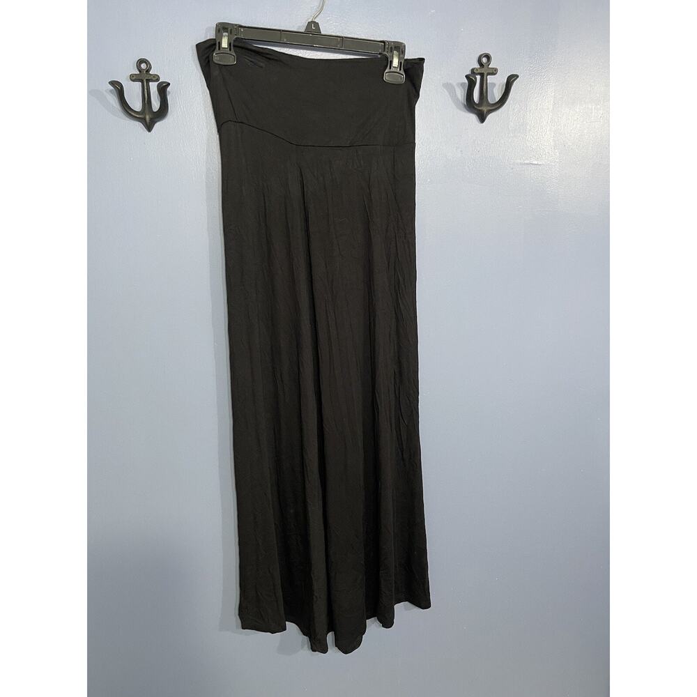 Living Doll Los Angeles High Waisted Maxi Skirt Black Size M